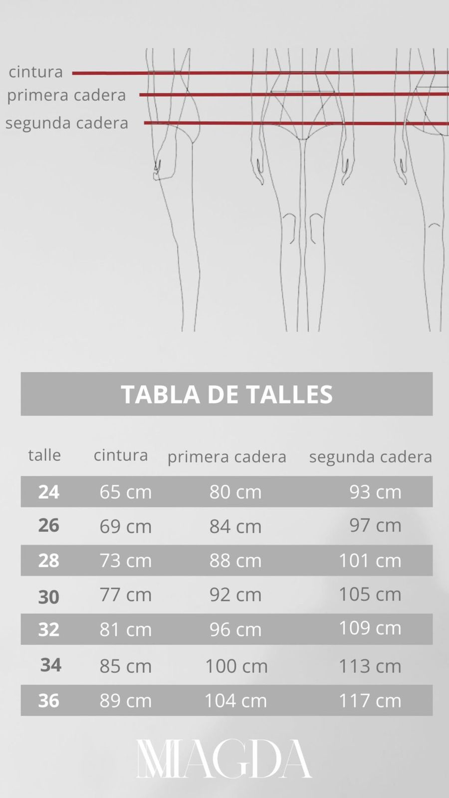 Tabla de Talles